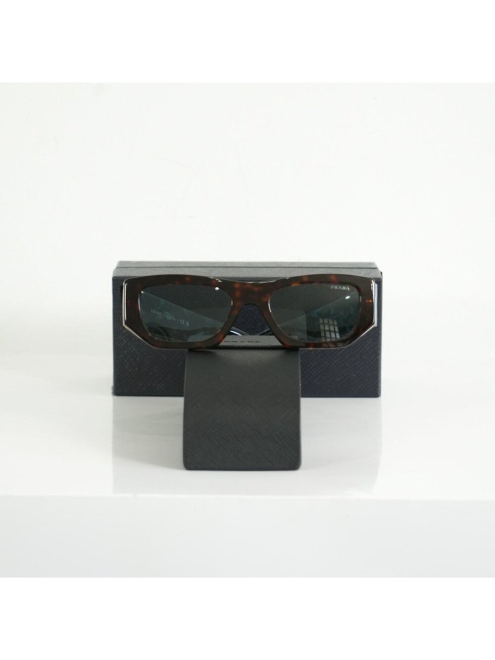 Prada SPR A01 Tortoishell Frame Sunglasses FULL SET - Picture 3 of 9